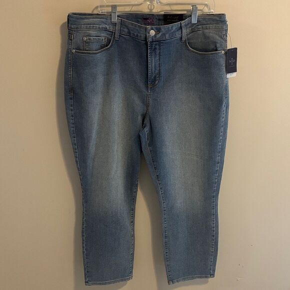 NYDJ nwt Ira ankle Blue Jeans size 18w - Picture 1 of 8